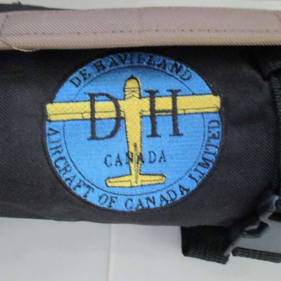 Canvas Tool Roll DeHaviland Aircraft of Canada embroidered airplane tool caddy - Picture 2 of 6